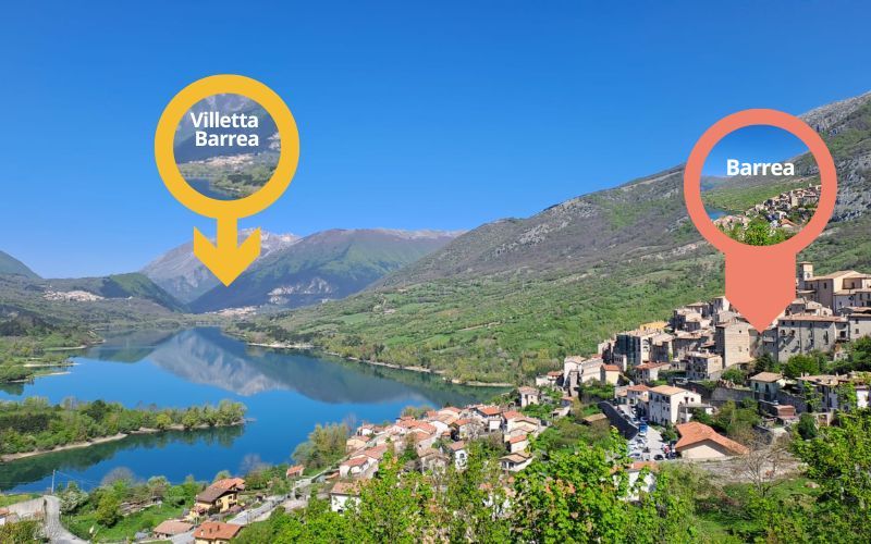villetta Barrea e Barrea sul lago in abruzzo